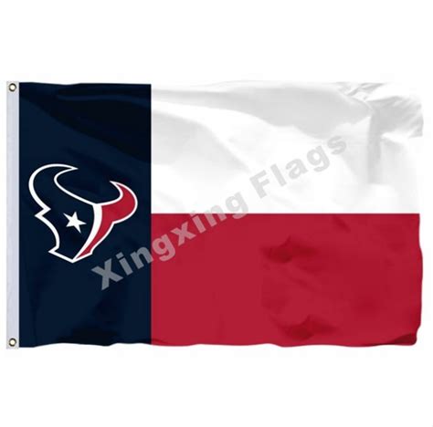 Houston Texans Flag 3x5 FT Banner 100D Polyester NFL Flag 121, Free ...