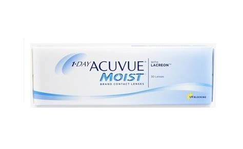 Acuvue Moist Daily Disposable Clear Contact Lens Pack Of 30 - Vision Style