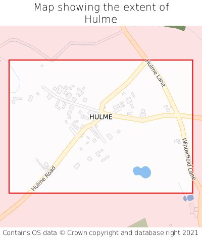 Where is Hulme? Hulme on a map