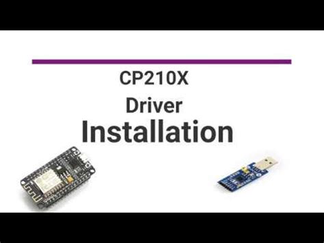 CP210X Driver Installation For NodeMCU - YouTube