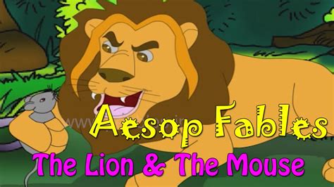 Lion and Mouse Story | Aesop Fables in English | Aesop English Stories ...