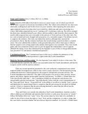 Terry v. Ohio.docx - Terry v Ohio Case Brief Terry v Ohio 392 U.S 1(1968 Facts and Procedural ...