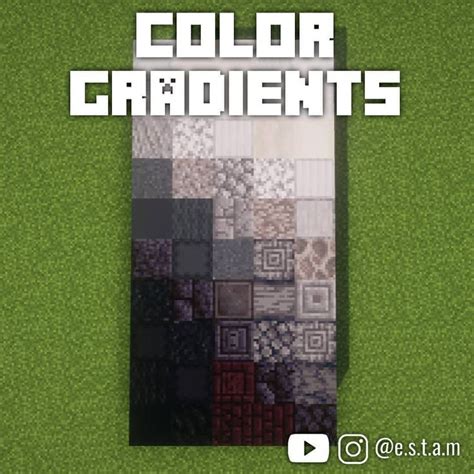 MythicBuilds on Instagram: "Minecraft - Color Gradients 🎨😍 Rate It 1-10, Thoughts? . Follow ...
