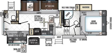 2015 Rockwood Ultra Lite Floor Plans - 60bd Swiss