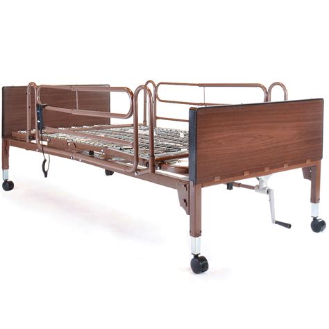 PROBASICS SEMI-ELECTRIC BED W/ FULL RAILS, SINGLE MOTOR - PBSMB-FR