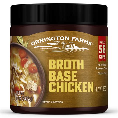 Orrington Farms Chicken Flavored Broth Base & Seasoning, 12 fl oz, Shelf Stable - Walmart.com