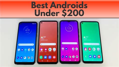 Best Android Smartphones Under $200! (Updated for LATE 2020) - YouTube