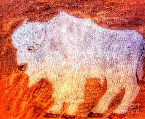 The Great White Buffalo Painting by Matt Starr - Fine Art America