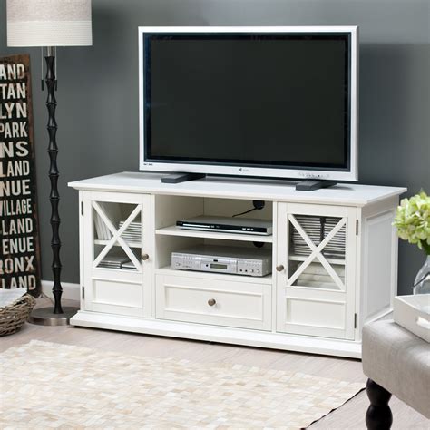 Belham Living Hampton 55 Inch TV Stand - White at Hayneedle