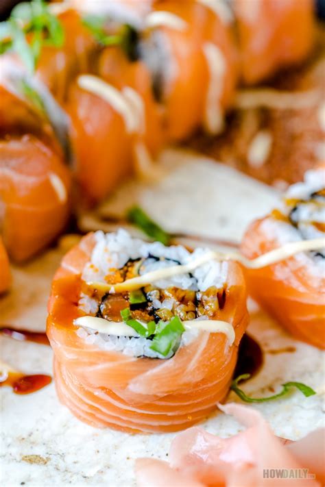 Salmon All Around Sushi Roll Recipe