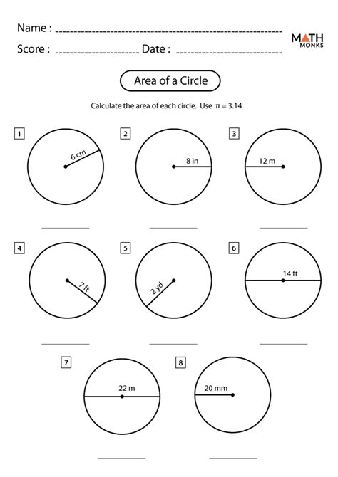 Area Of Circle