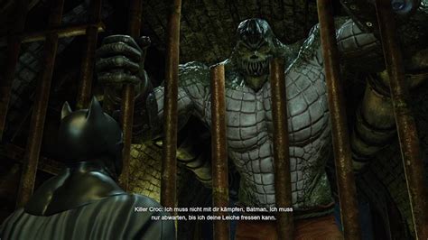 Batman: Return to Arkham - Arkham City - Killer Croc EASTER EGG - YouTube