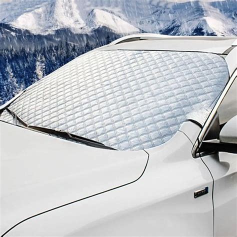 183 x 116cm General Solid Car Windshield Winter Cover Foldable ...