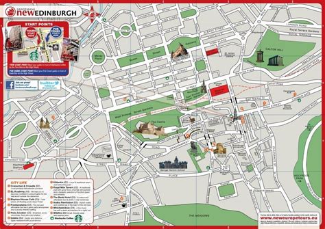 Edinburgh (Leith, Scotland) cruise port map (printable) | Cruise port ...