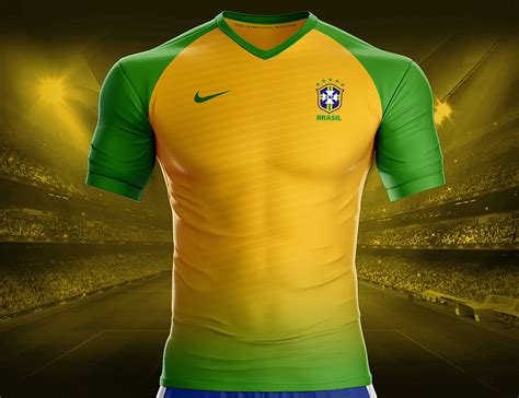 Brazil Soccer Team Jersey Redesign :: Behance