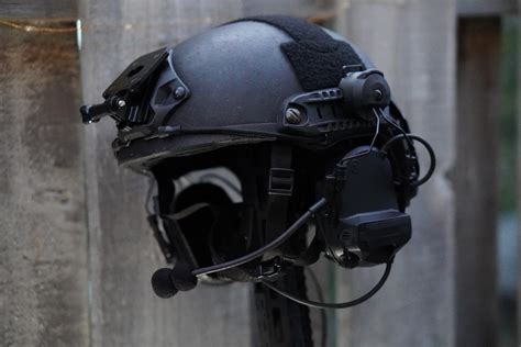 Tactical Radio Helmet Headset w/ Active Hearing Protection - Headset O ...