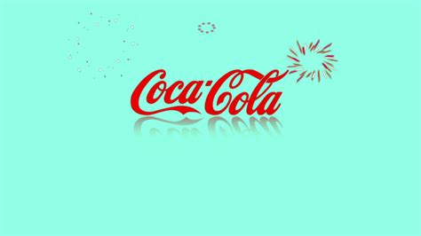 Coca cola logo animation Sparkles - YouTube