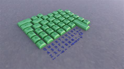 "Doubleshot" 3D Printed Keycaps