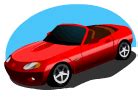 The Red Car | ID#: 6917 | AllSmileys.com