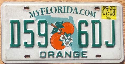 2008 Florida vg | Automobile License Plate Store: Collectible License ...