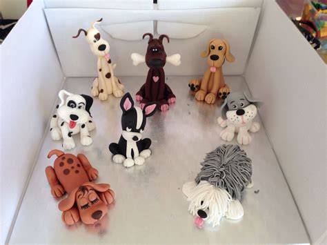 Fondant Dogs | Fondant figures, Fondant dog, Fondant