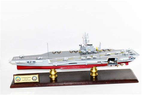 Buy USS Kitty Hawk CV-63 Aircraft Carrier Model - 24 inch,Navy,Scale Model,Mahogany,Kitty Hawk ...