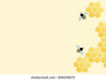 Honeycomb Hexagon Grid Cell Bee Cartoons Stock Vector (Royalty Free ...