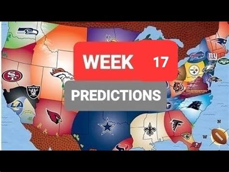 NFL WEEK 17 PICKS - YouTube