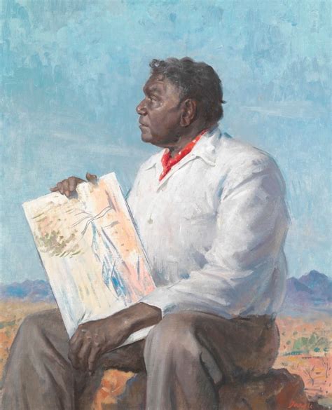 Albert Namatjira, National Portrait Gallery | oil on canvas laid on composition board (85.2 x ...