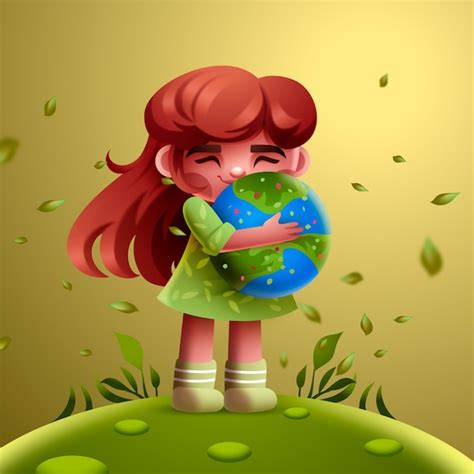 Free Vector | Realistic illustration for earth day celebration