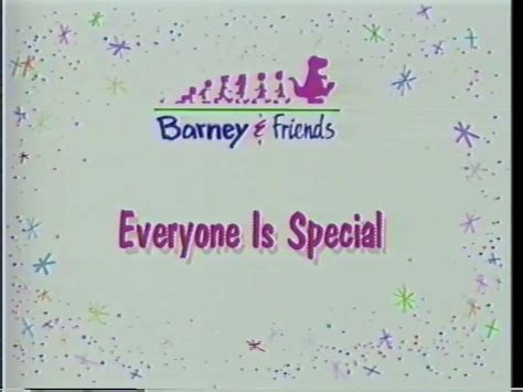 Everyone Is Special | Barney Wiki | FANDOM powered by Wikia