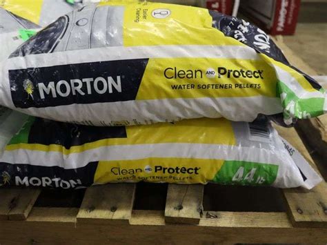 (2) Morton water softener pellets 44 lb - Matthews Auctioneers