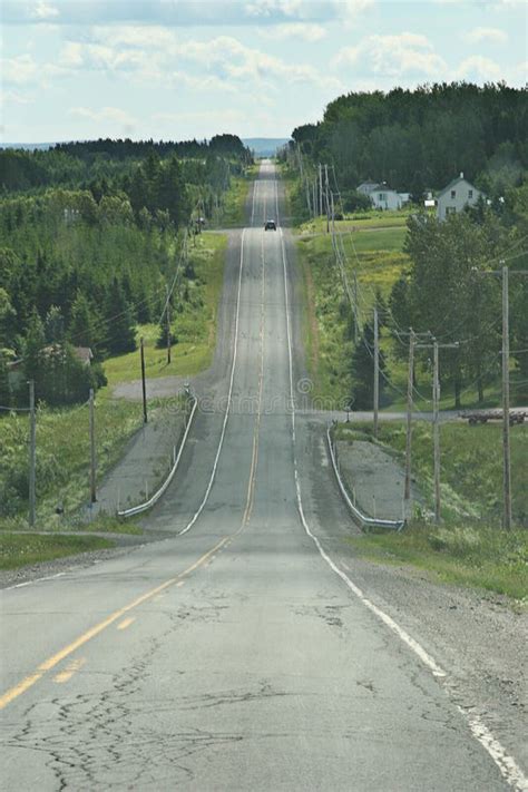 Hilly road stock image. Image of hill, receding, landscape - 10587143