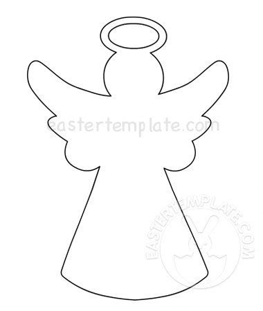 Angel Craft Shape - Easter Template