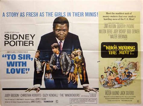 To Sir With Love Poster, UK Quad, 1967