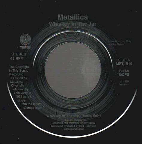 Metallica - Whiskey In The Jar | Releases | Discogs