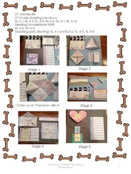 Because of Winn Dixie Interactive Big Book with foldables and Craftivity CC