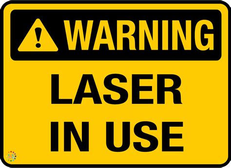 WARNING LASER IN USE SIGN - VARIOUS SIZES SIGN & STICKER OPTIONS | eBay