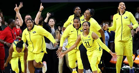 The Seattle Storm Won The WNBA Championships In A Monumental Moment For Sue Bird & Breanna Stewart