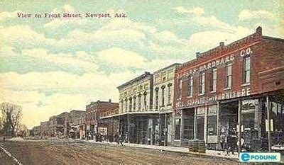 1900's - Old Postcard Front Street Newport, Arkansas - Jackson County ...