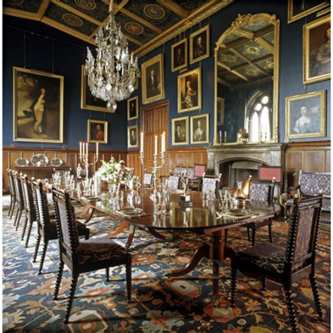 Eastnor Castle The state dining room at Eastnor Castle, which is ...