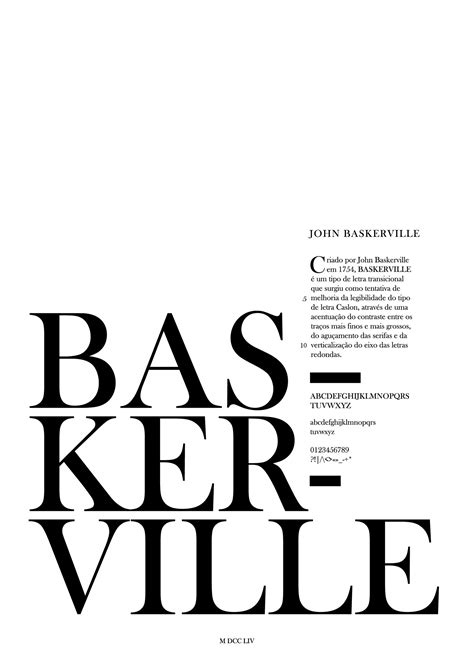 Baskerville on Behance