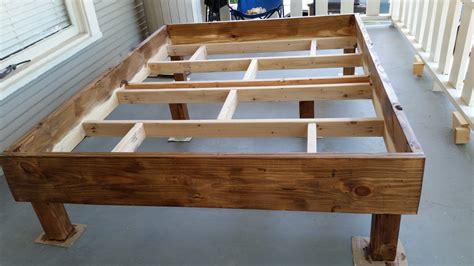 My first DIY Project – Rustic-Style Bed Frame – Construction Phase - Samuel Chee