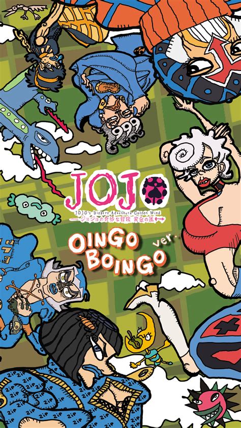 ArtStation - JoJo's bizarre adventure - Golden Wind : OINGO BOINGO BONUS