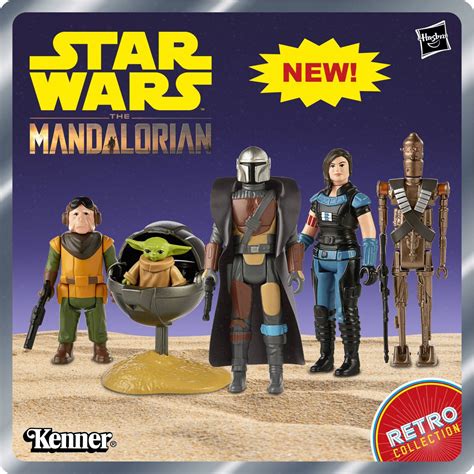 Star Wars Retro Collection Mandalorian Wave 1 Action Figures Preorder ...