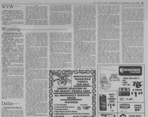 Wyoming Valley West Class of 1983 Graduation Continued - Newspapers.com