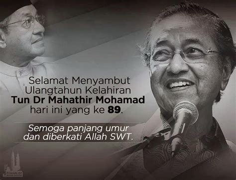 Mahathir Mohamad 89 tahun