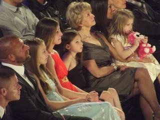 Triple H with his oldest two daughters, Aurora Rose & Murphy Claire | Mcmahon family, Stephanie ...