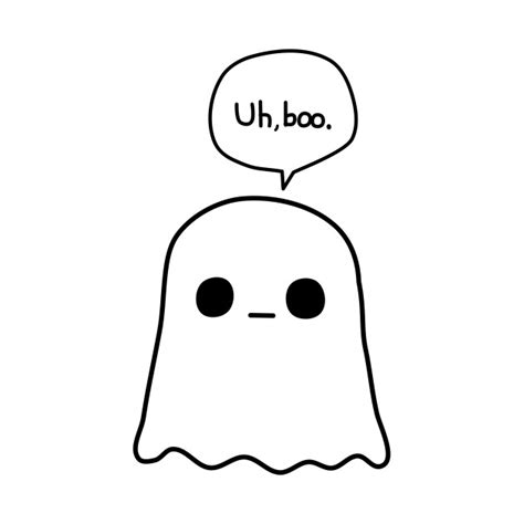 Cute Ghost Drawing | Free download on ClipArtMag