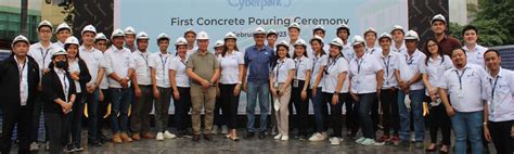 DATEM HOLDS FIRST CONCRETE POURING CEREMONY FOR CYBERPARK TOWER 3 - DATEM, Inc. | Your Trusted ...